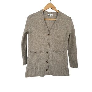 Madewell 100% Merino Wool Patch Pocket Cardigan, XS